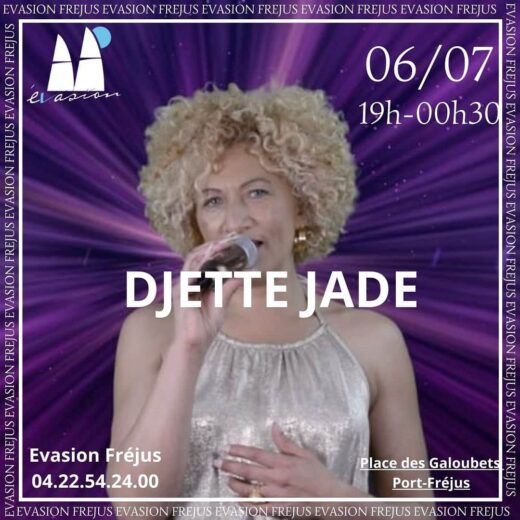 Soir&#x00E9;e&#x20;DJette&#x20;Jade&#x20;au&#x20;Restaurant&#x20;L&amp;&#x23;8217&#x3B;&#x00C9;vasion&#x20;&amp;&#x23;8211&#x3B;&#x20;Fr&#x00E9;jus